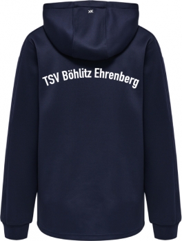 Damen Poly Kapuzenjacke TSV BE - Hummel Core XK Poly Zip Hood - Marine